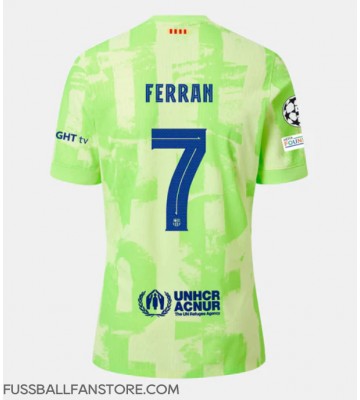 Barcelona Ferran Torres #7 Replik 3rd trikot 2024-25 Kurzarm